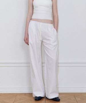 라이트 플로우 팬츠 (WHITE)