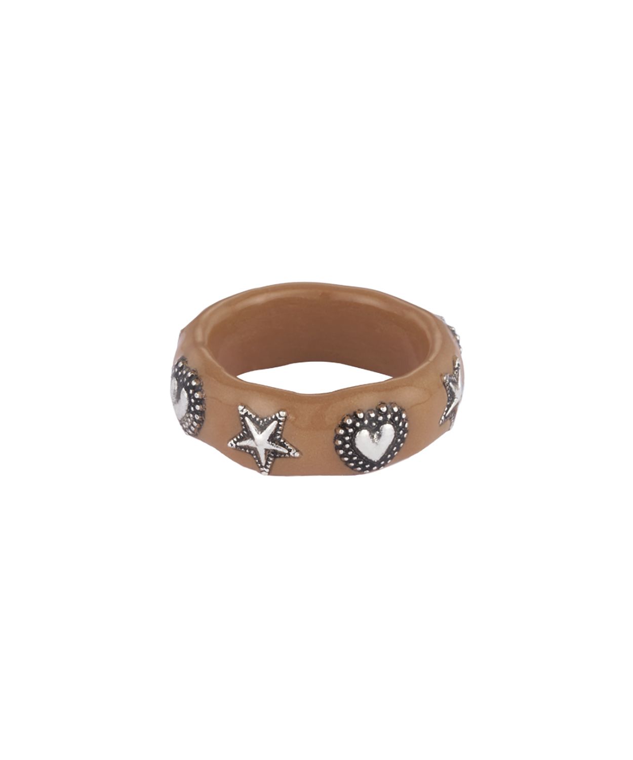 [韓国人気ジュエリー] nff vintage puff ring MUSINSA | NFF vintage puff ring-camel