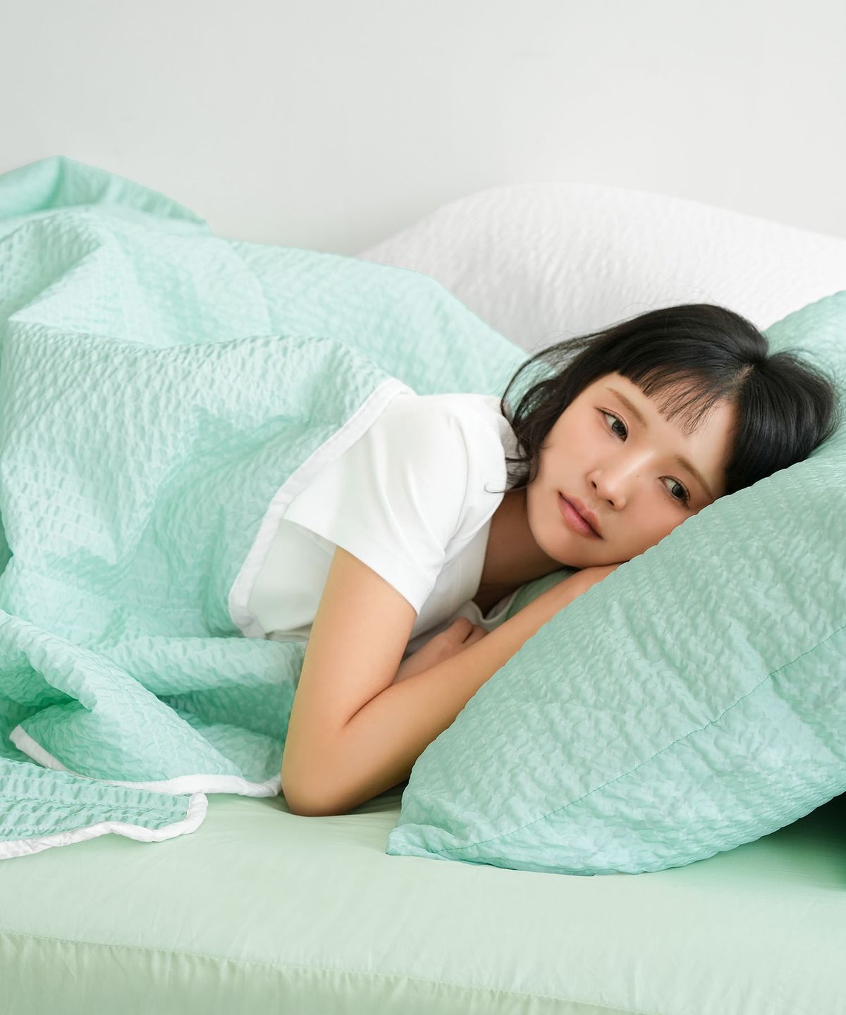 온기브(ONGIVE) 미니멀라인 듀라론 시어서커 여름이불 단품 3colors(SS/Q)