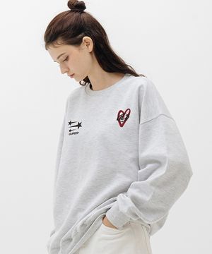 스타비트 오버핏 맨투맨 4 Color [ULZM_0010]