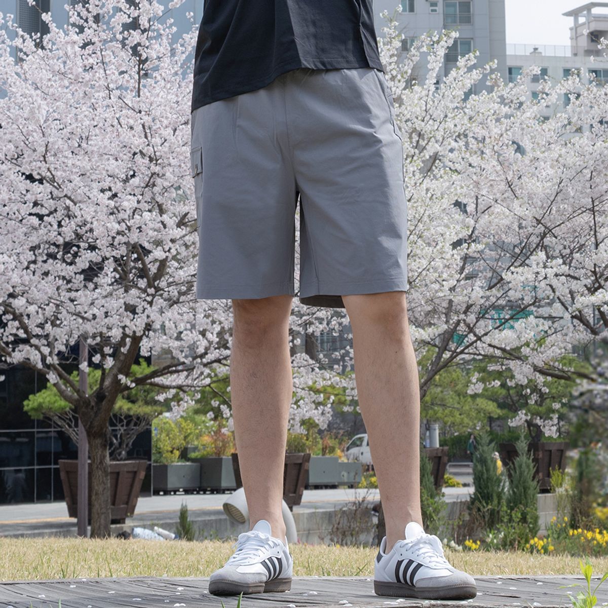 뒤란(DURAN) 스트레치 카고 하프 팬츠 DBU5S-8037 3colors