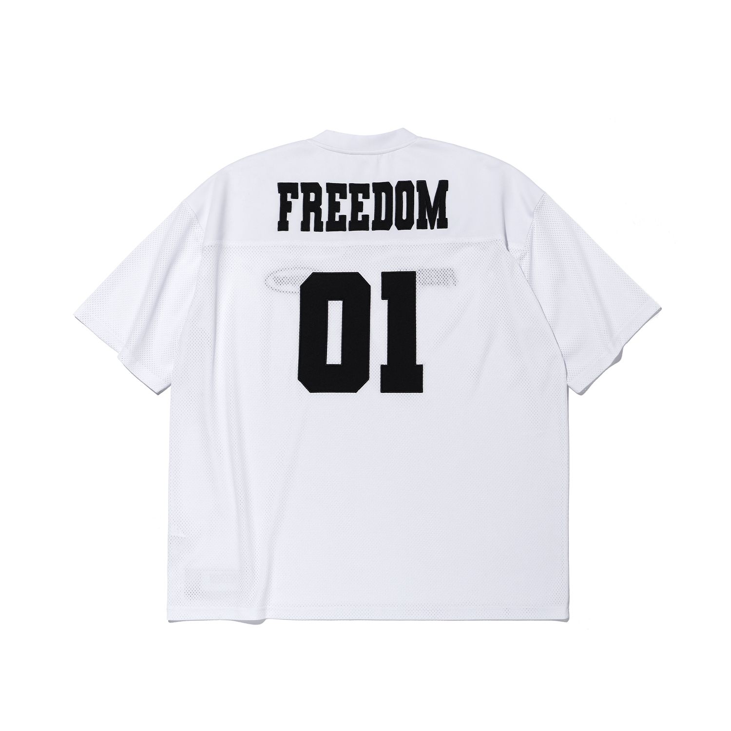 ☆FREEDOM☆ Mesh Rugby Jersey White FD23MMTS2090WH MUSINSA | FREEDOM Mesh Rugby Jersey (White)