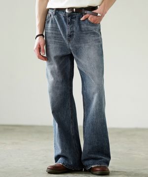 이지 세미플레어 데님팬츠 블루 MMLP6870