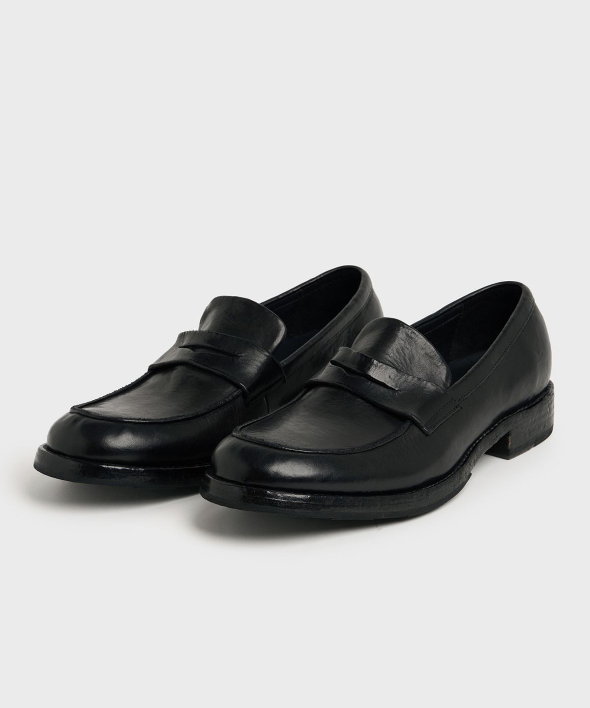 로스트가든(LOSTGARDEN) UNIFORM Faded Loafer Black