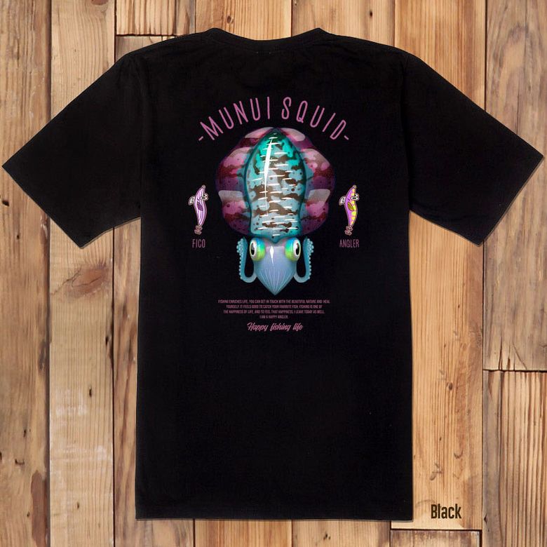 FICO_tshirts-287  피코앵글러 낚시 브랜드 무늬오징어 디자인 티셔츠 반팔티