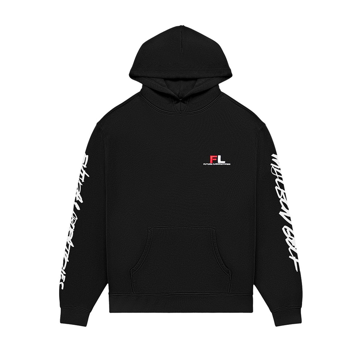 말본 골프(MALBON GOLF) [MALBON X FUTURA] 태그 후드 스웻 셔츠 BLACK (MAN)