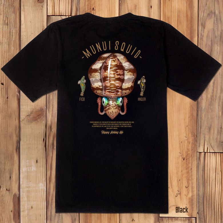FICO_tshirts-289  피코앵글러 낚시 브랜드 무늬오징어 디자인 티셔츠 반팔티
