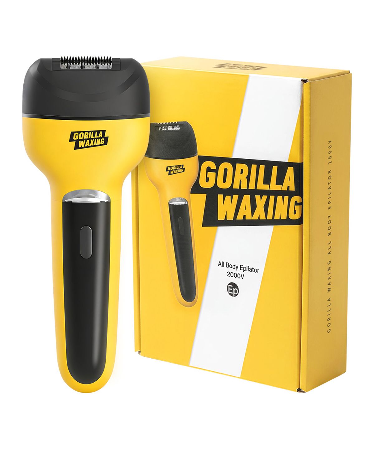 고릴라왁싱(GORILLA WAXING) 고릴라왁싱 제모기 제로페인 모근제거기 2000V 무통증 바디트리머