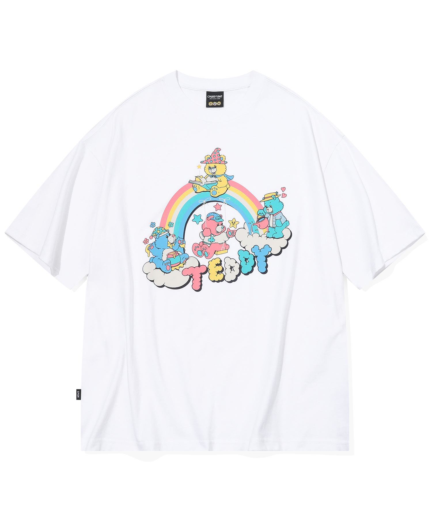 【CPGN STUDIO】25SS★ Rain Teddy Short Sleeve Tee MUSINSA公式 | CPGN STUDIO Rain Teddy Short Sleeve T-shirt White