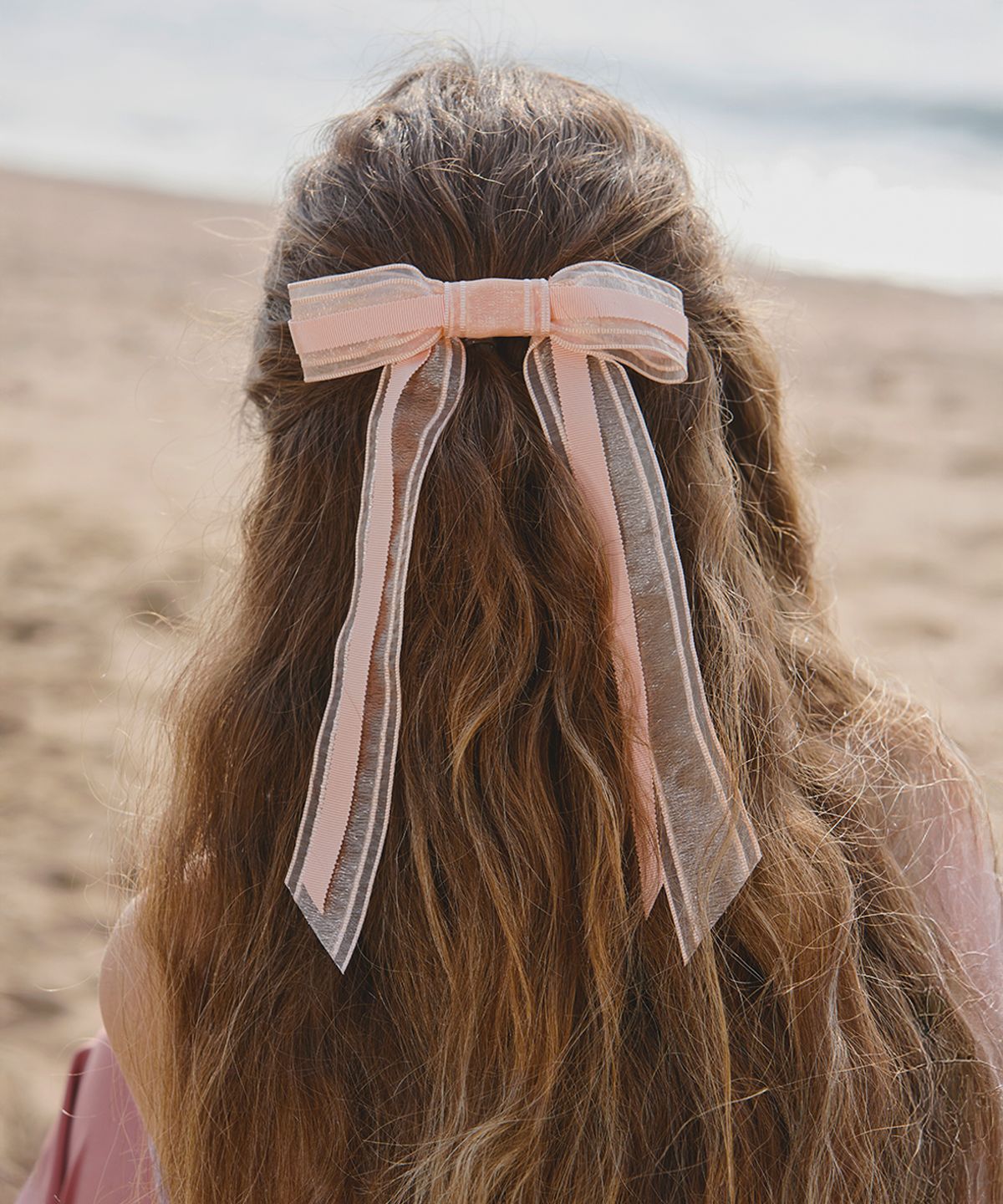 아이스가든에이오공팔(ICE GARDEN A.508) Sheer Bow Hair-pin