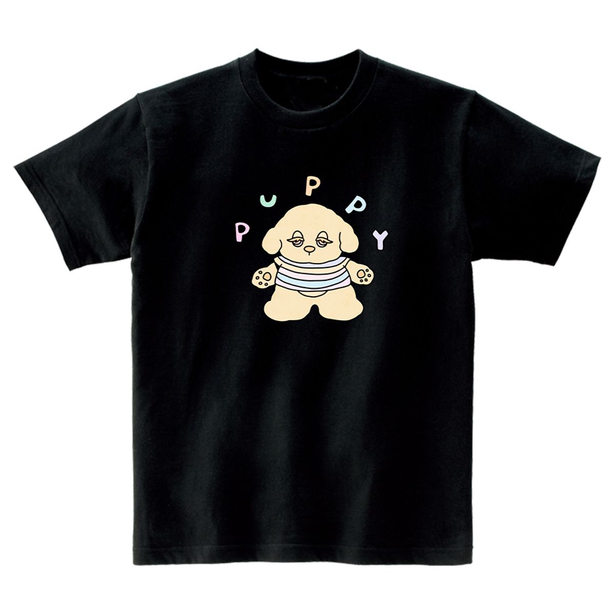 어썸어스(AWESOMEUS) Dog with long eyelashes T-SHIRTS_4COLOR