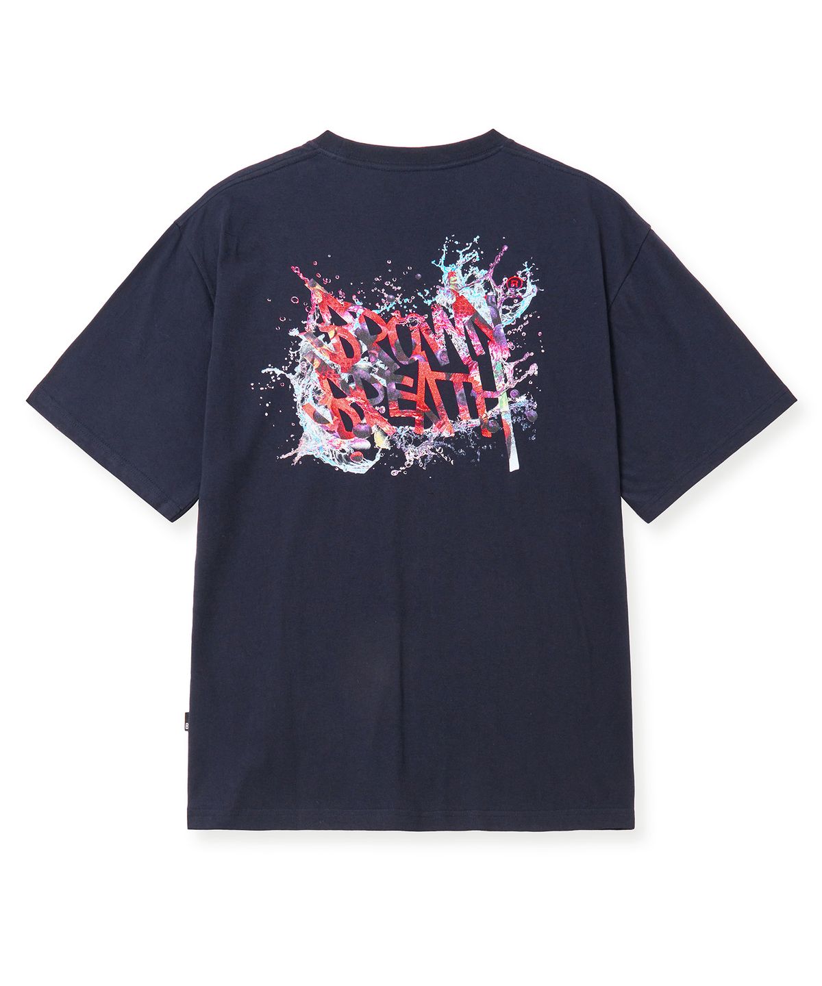 브라운브레스(BROWNBREATH) SPLASH TAG V2 TEE - NAVY