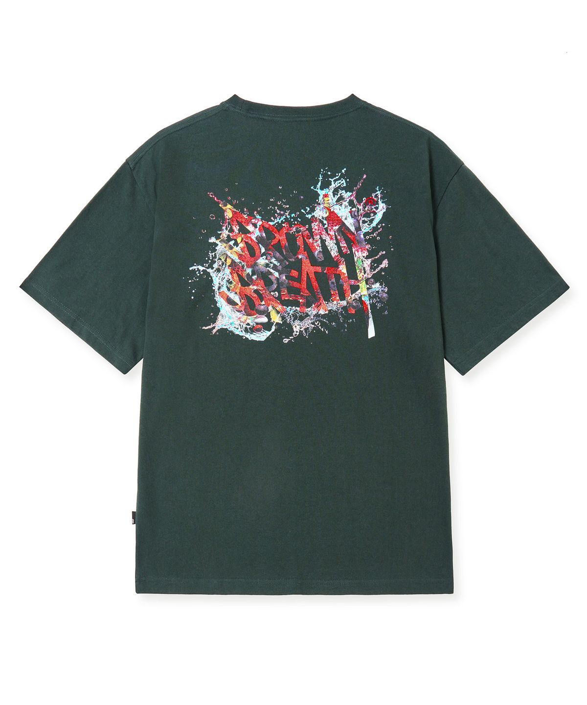 브라운브레스(BROWNBREATH) SPLASH TAG V2 TEE - DARK GREEN