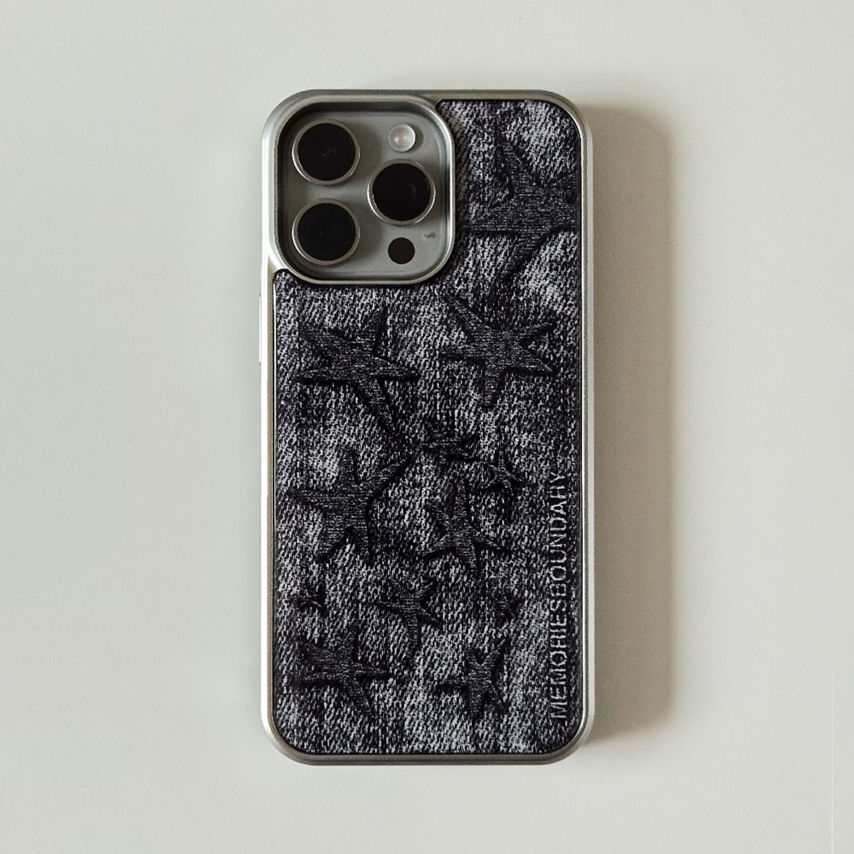 메모리즈바운더리(MEMORIESBOUNDARY) Broadstar Jeans Case (SV_Black)