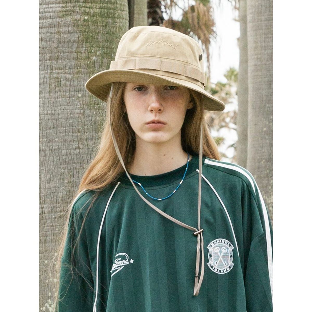 샌드 사운드(SAND SOUND) (UNISEX) 부니햇 사파리 모자  베이지