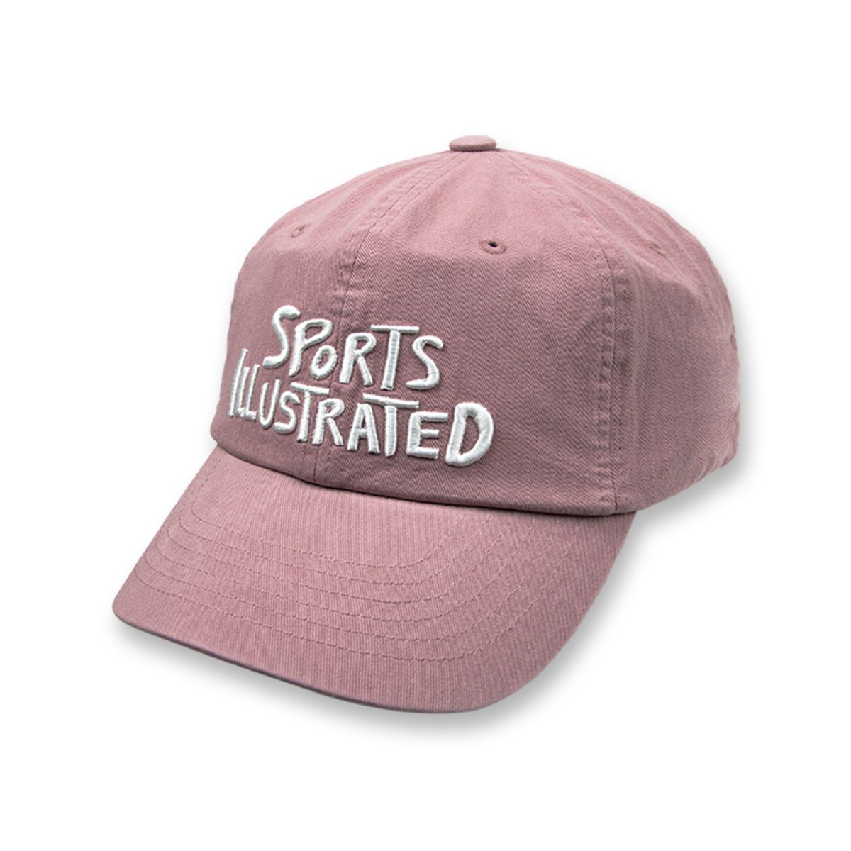 스포츠 일러스트레이티드(SPORTS ILLUSTRATED) 워싱 빅로고 볼캡 (PINK)