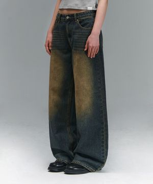 BTB : WAVE WASHING JEANS [YELLOW MINUIT CORE]