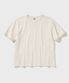 V CREW NECK T-SHIRT [Vanilla]