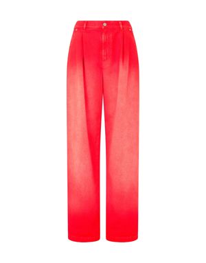 코튼 불 로렐 크라운 패치 팬츠