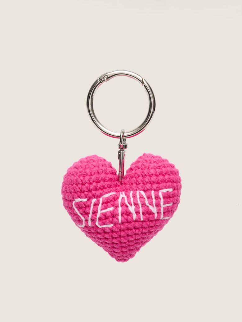 Sienne Heart Charm (Hot Pink)
