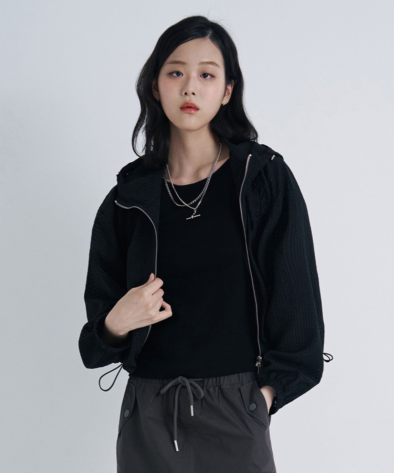 TURTLE POCKET JACKET / BLACK