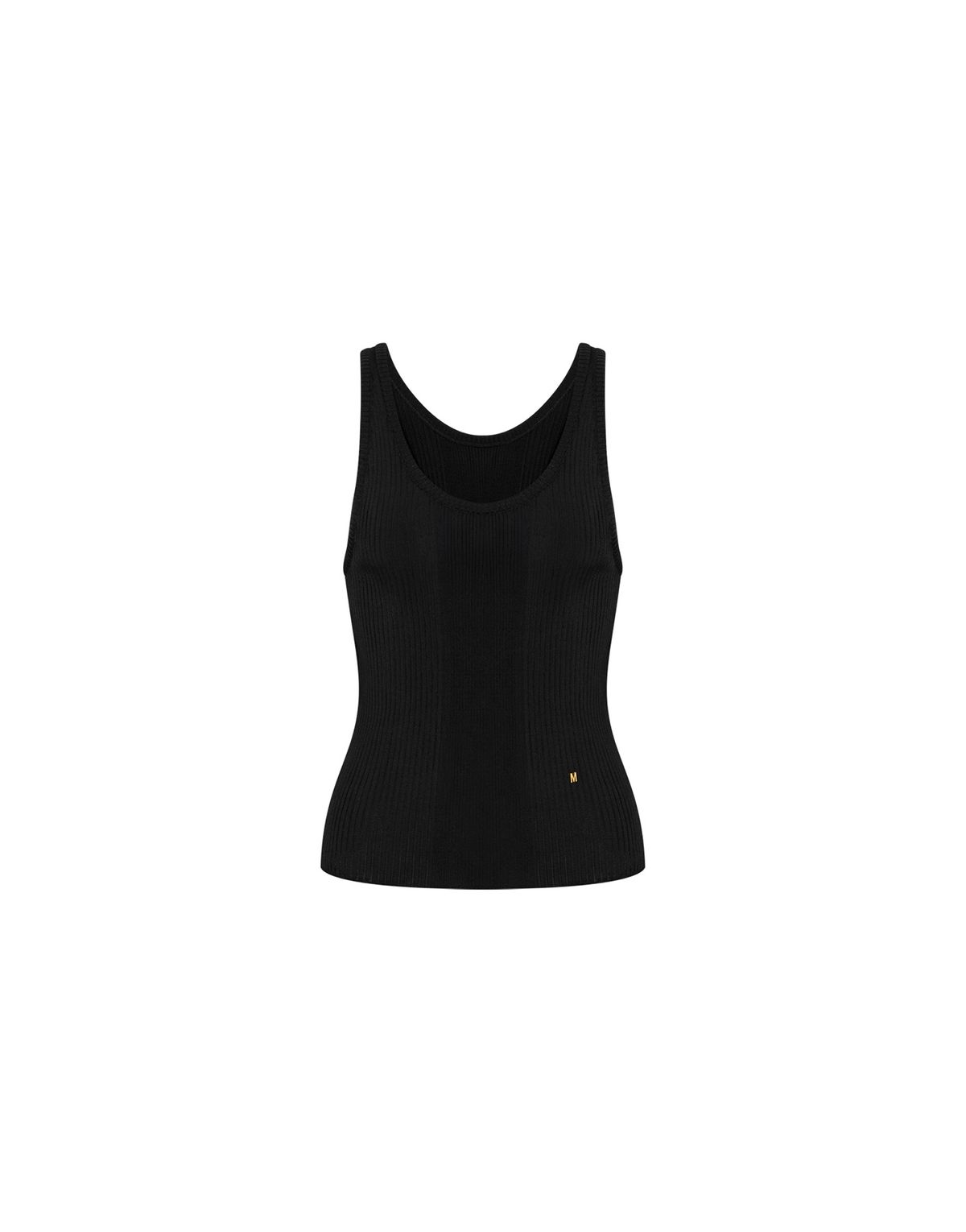 모스키노(MOSCHINO) GOLDEN M 니트 탑