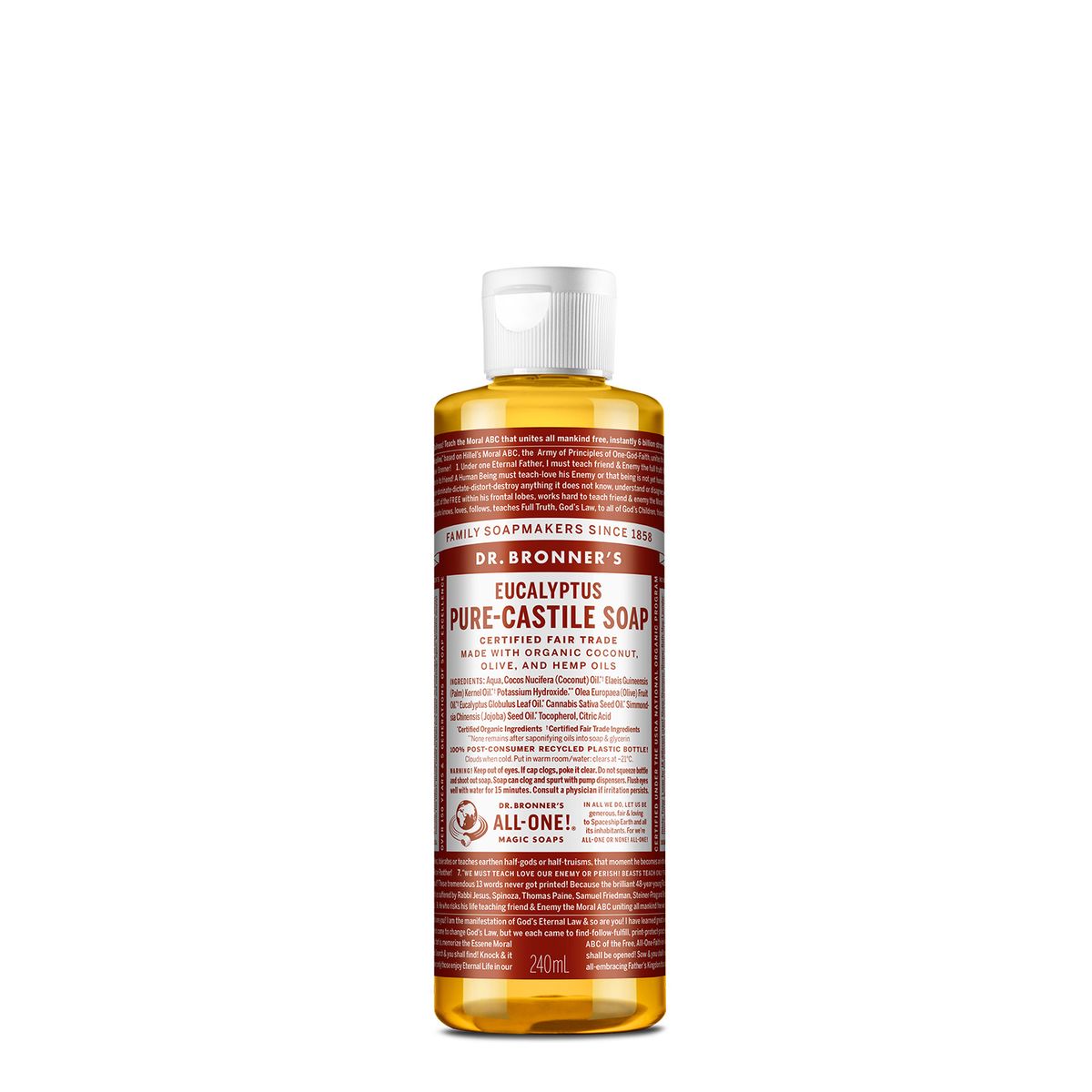 닥터 브로너스(DR.BRONNER'S) [페이스&바디클렌저]유칼립투스 퓨어 캐스틸 솝 240ml