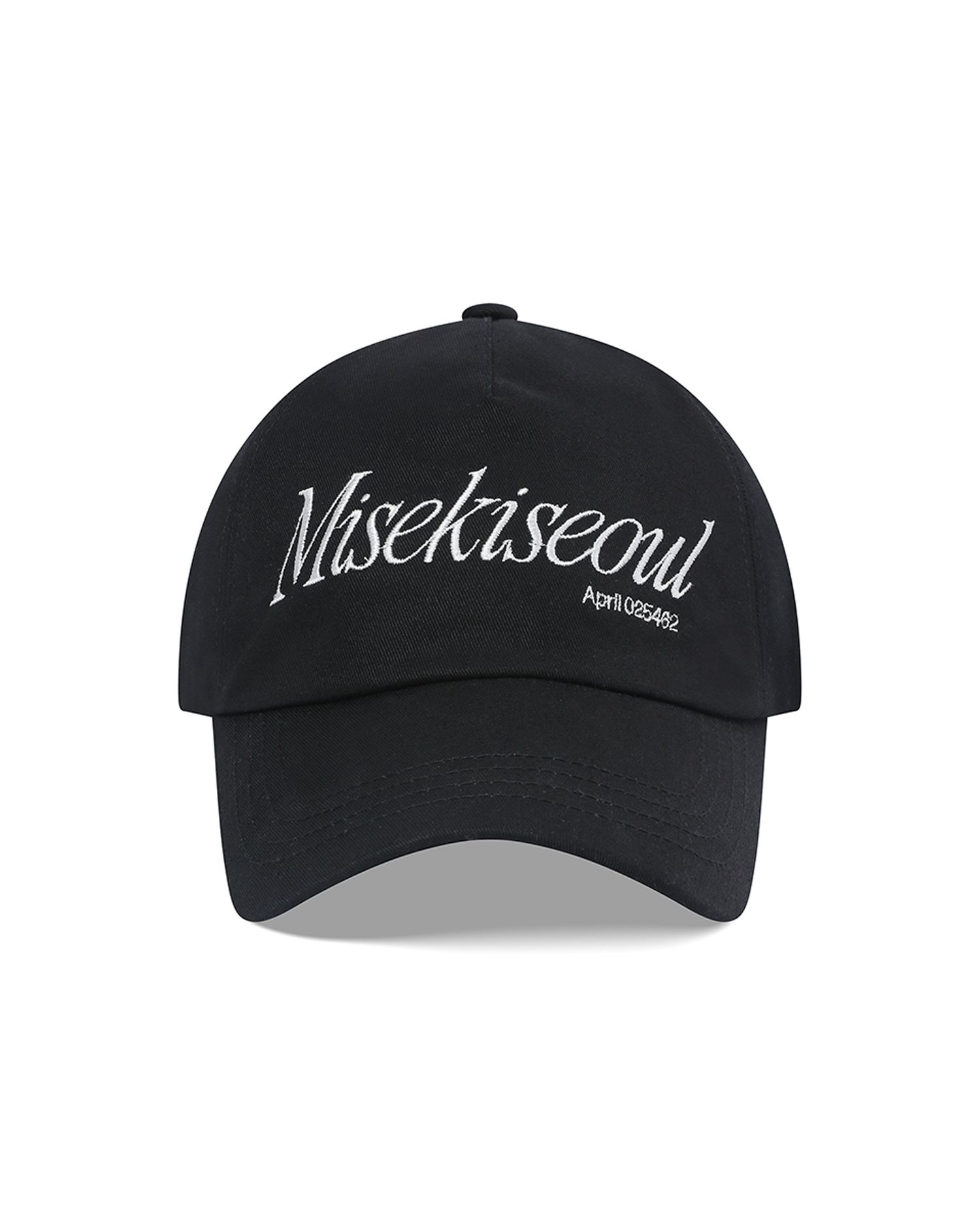 ◆MISEKI SEOUL◆ Misekiseoul logo ball cap BLACK MSK2404004B 미세키서울(MISEKI SEOUL) Misekiseoul logo ball cap BLACK