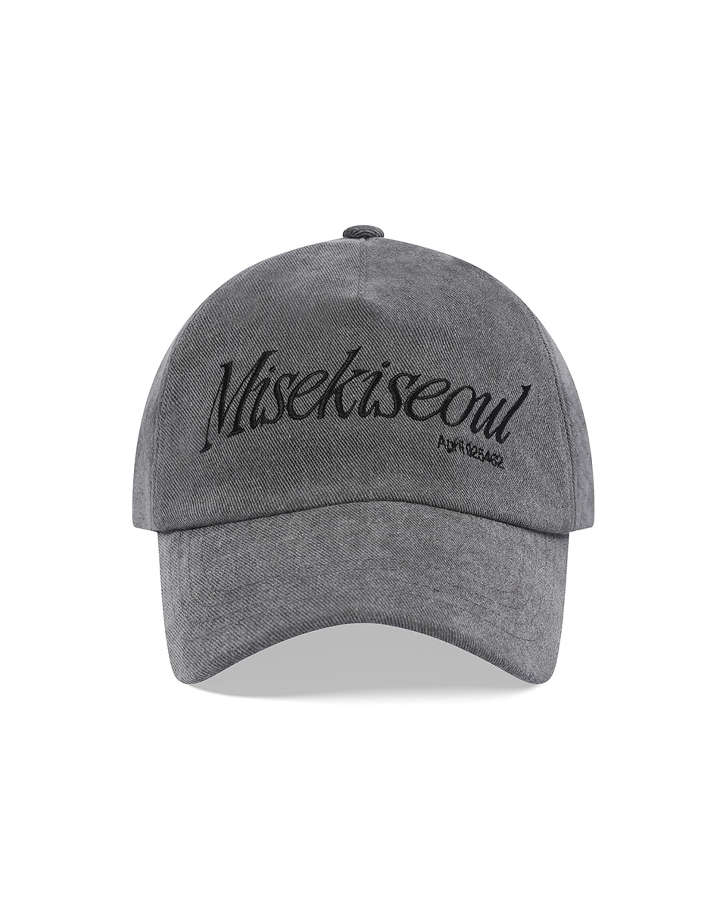 ◆MISEKI SEOUL◆ Serif logo ball cap CHARCOAL MSK252AC02CH MUSINSA | MISEKI SEOUL Serif logo ball cap CHARCOAL