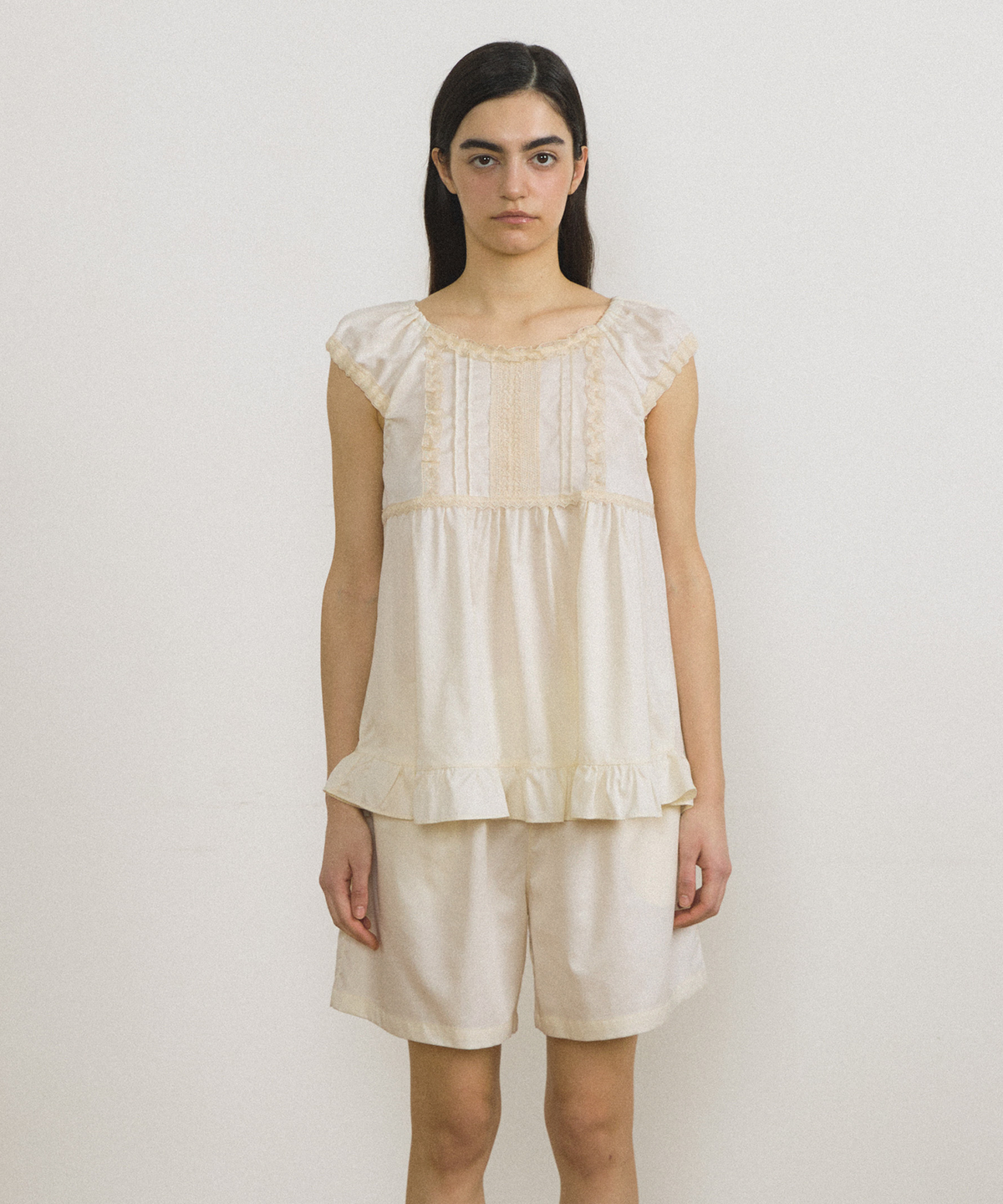 조스라운지(JO'S LOUNGE) (w) Classic Cotton Sleeveless Two piece 009