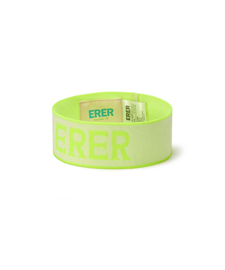 Jacquard Hair Band Neon Yellow