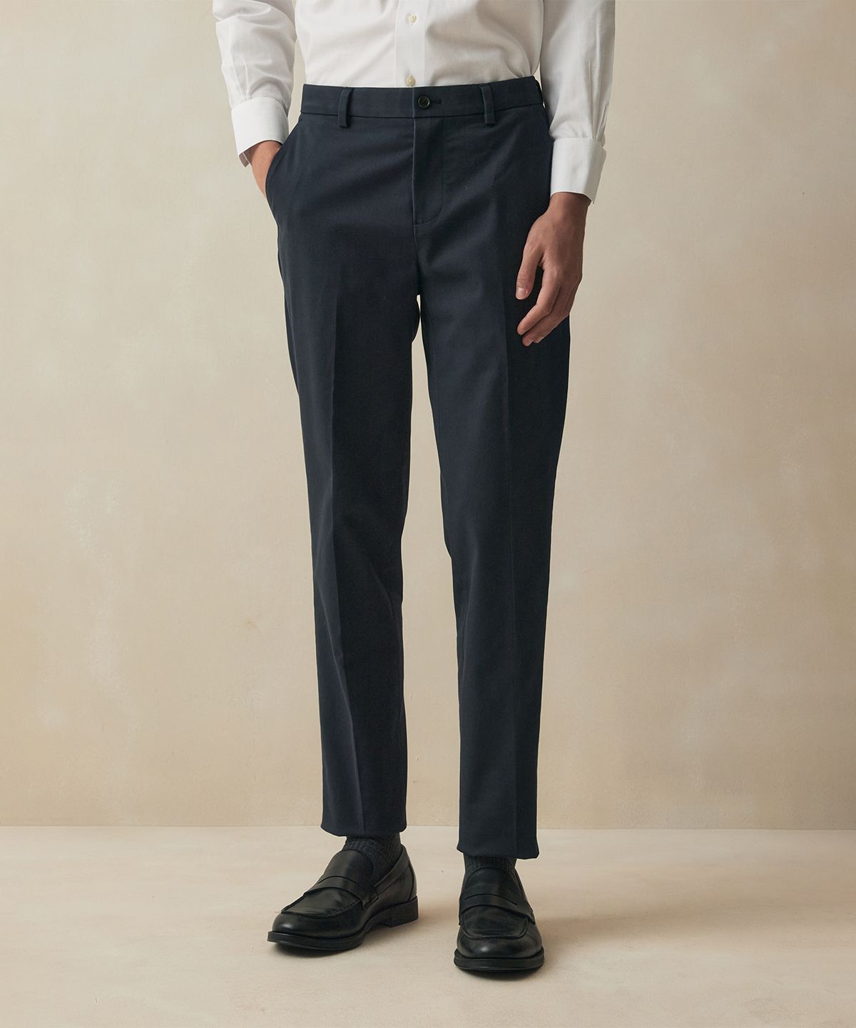 브룩스 브라더스(BROOKS BROTHERS) 엑스트라 슬림핏 헤비웨이트 어드밴티지 치노 (네이비) (BBPCMM5587Q)