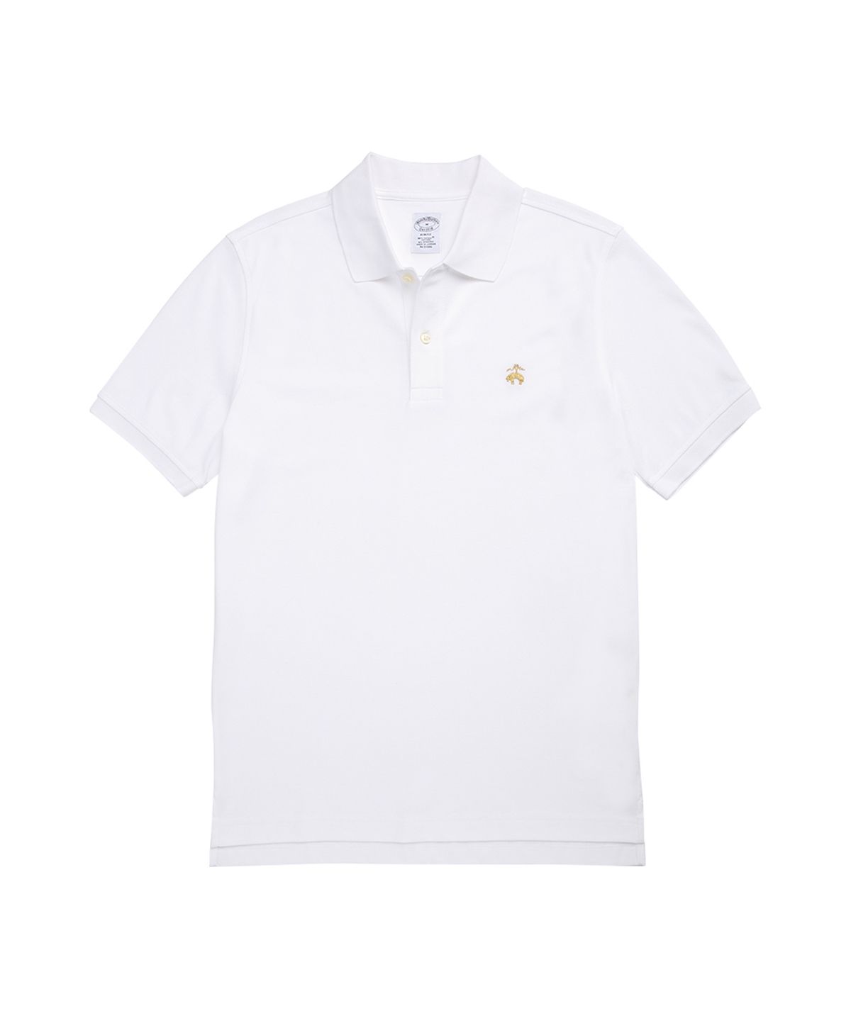 브룩스 브라더스(BROOKS BROTHERS) 수피마 피케 폴로 셔츠 (화이트) (BBNTMM4371A)