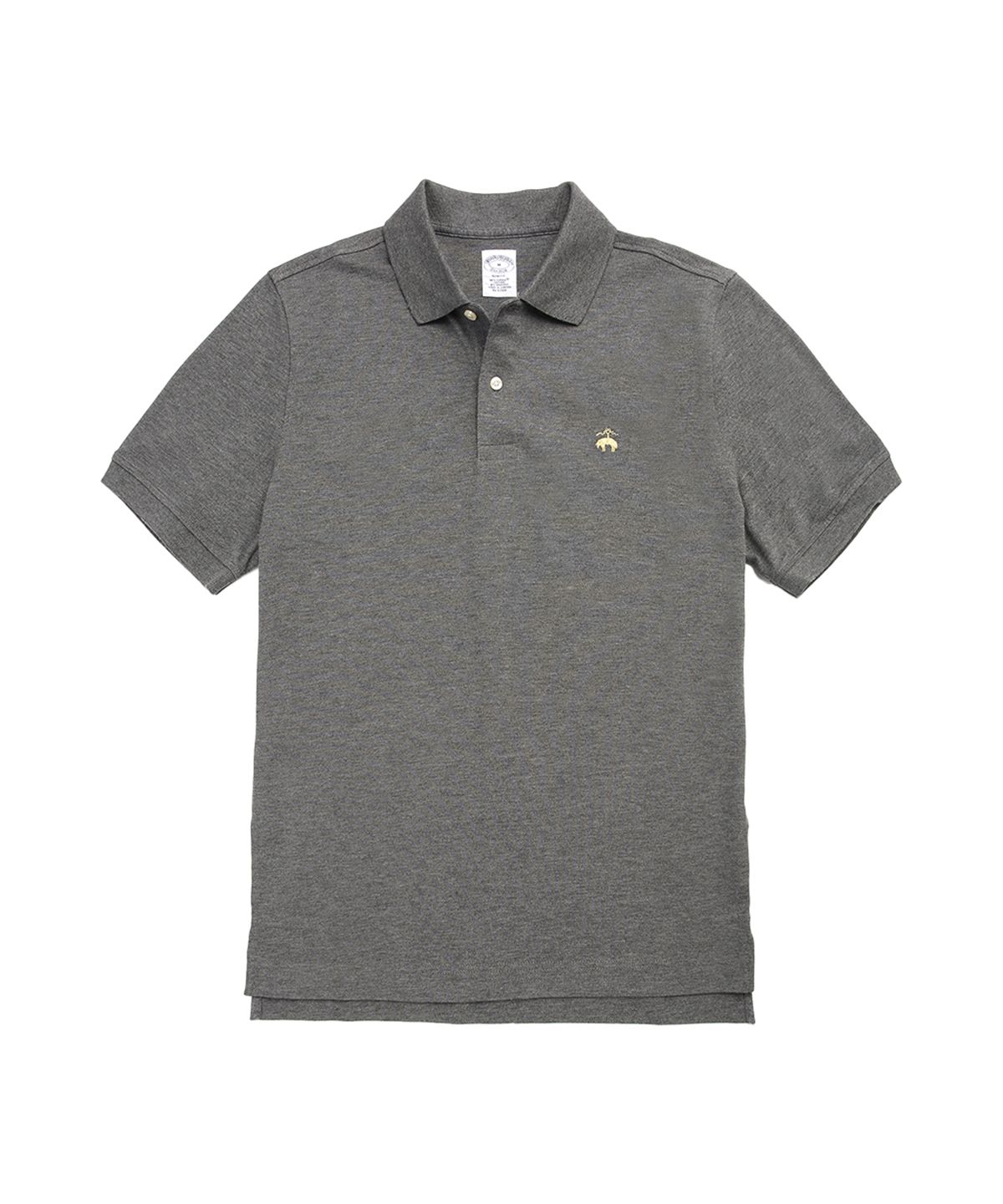 브룩스 브라더스(BROOKS BROTHERS) 수피마 피케 폴로 셔츠 (챠콜) (BBNTMM4368V)