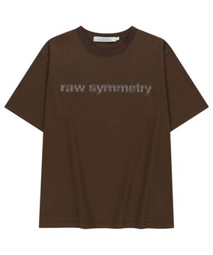 로우 시메터리 반팔 티셔츠 [모카]