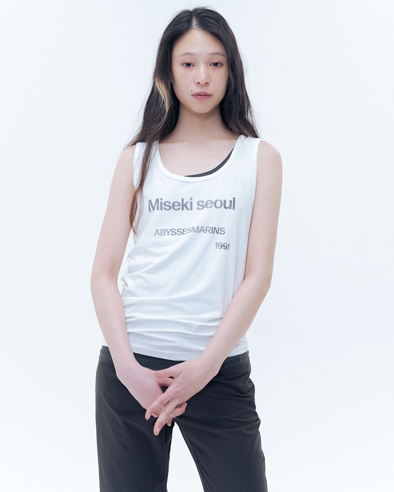 ★ MISEKI SEOUL★ Abyssesmarins relax sleeveless WHITE MSK2 MUSINSA | MISEKI SEOUL Abyssesmarins relax sleeveless WHITE