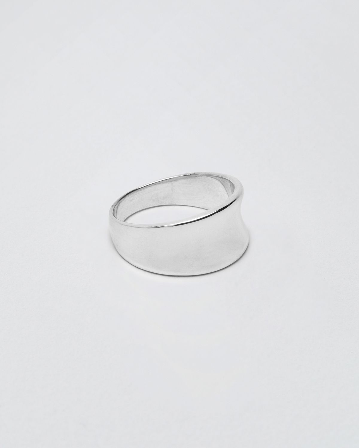 어나더레이어(ANOTHERLAYER) Short Curved Ring (silver925)
