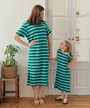 [ADULT] 25 뉴 모어니트 롱 원피스_그린블루