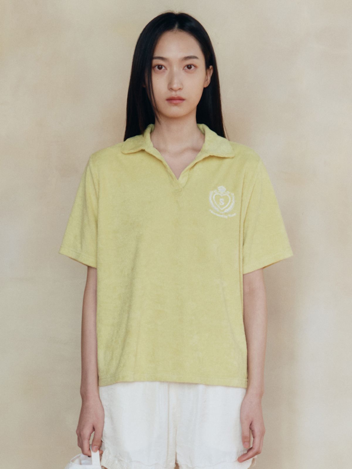 시엔느(SIENNE) Fia Terry Shirt (Yellow)