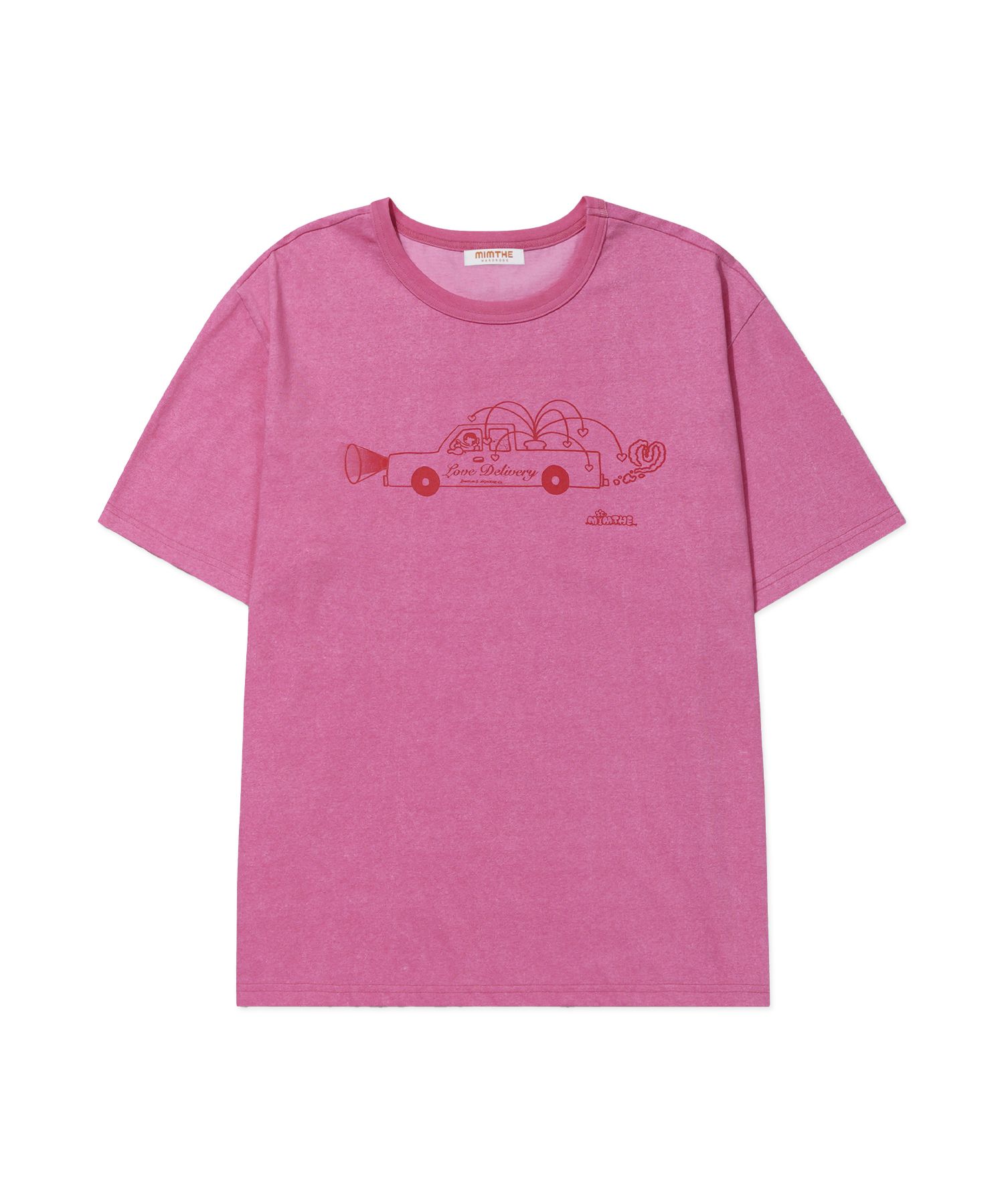 ★MIM the wardrobe★ BururuXMimder Love Delivery T-shirt Whi MUSINSA | MIMTHEWARDROBE BururuXMimder Love Delivery T