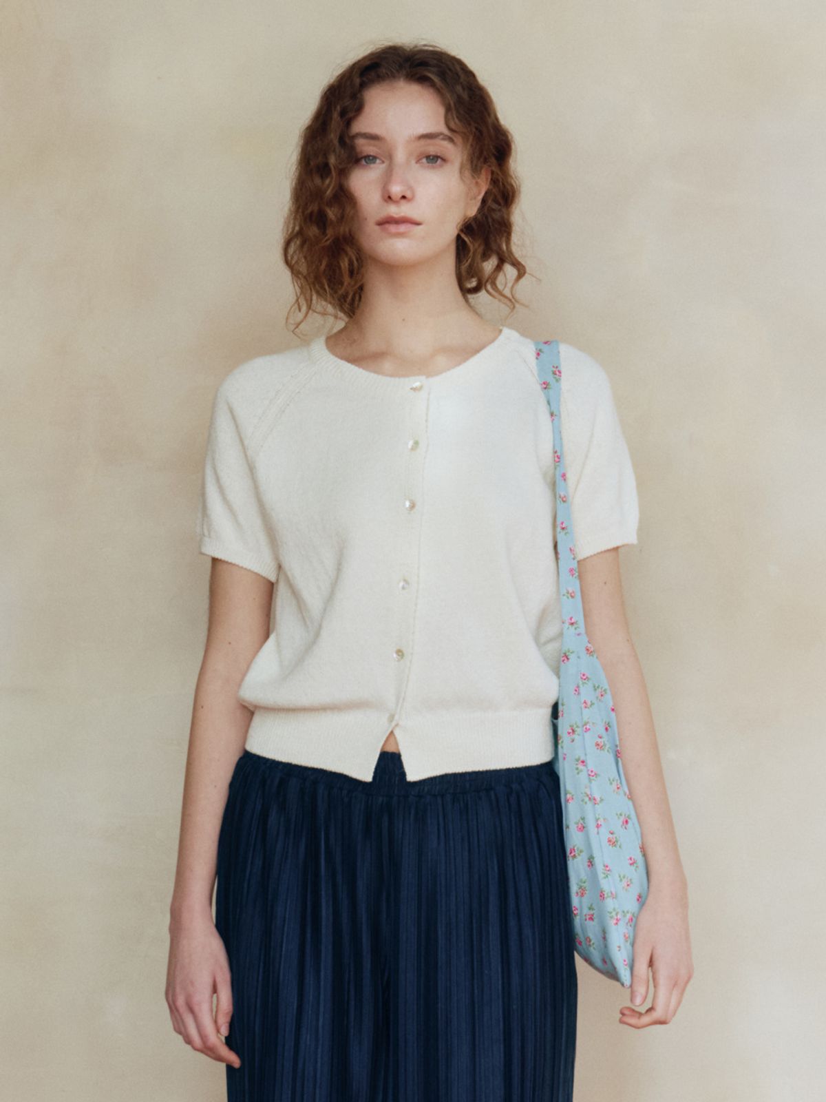 시엔느(SIENNE) Aki Linen Cardigan (Ivory)