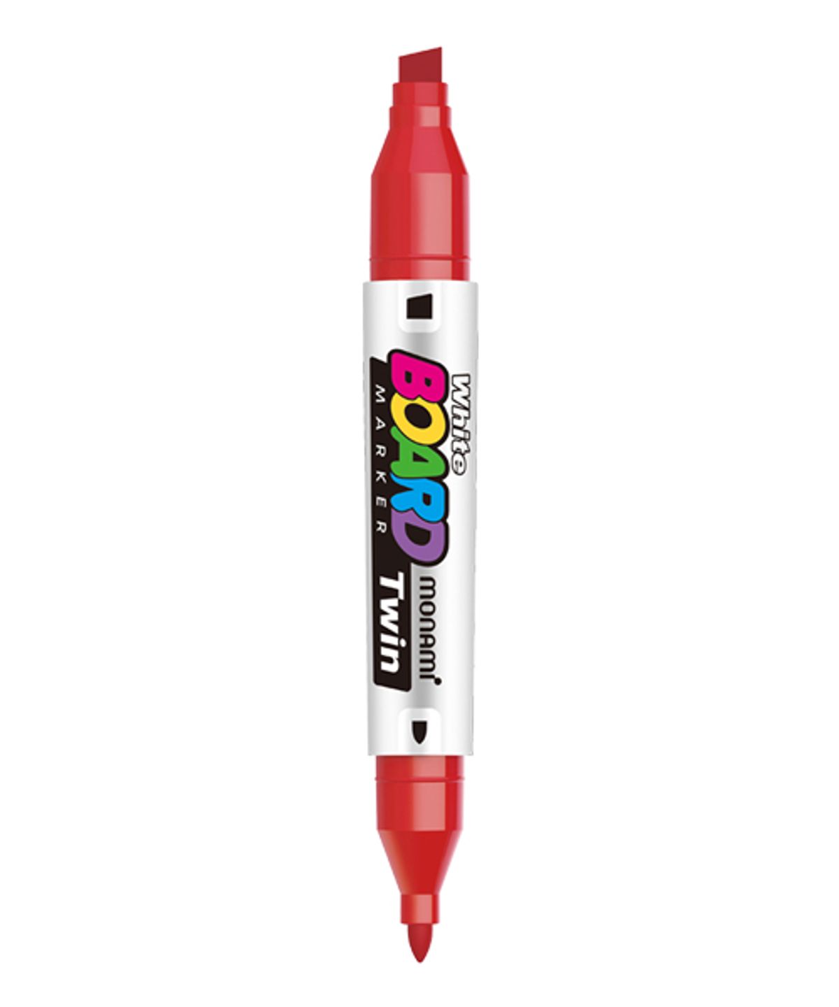 모나미(MONAMI) 화이트보드마카 트윈(Whiteboard Marker Twin,R06_적) 1타(12개입)
