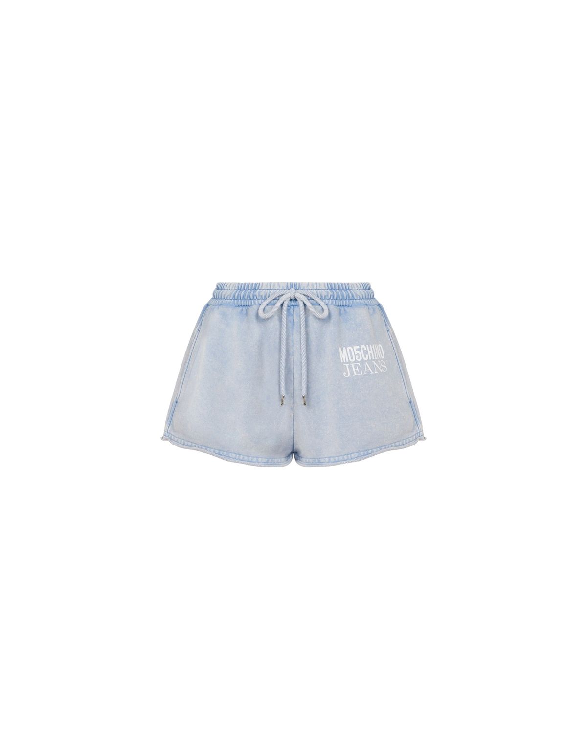 모스키노(MOSCHINO) 진스 로고 플리스 쇼츠