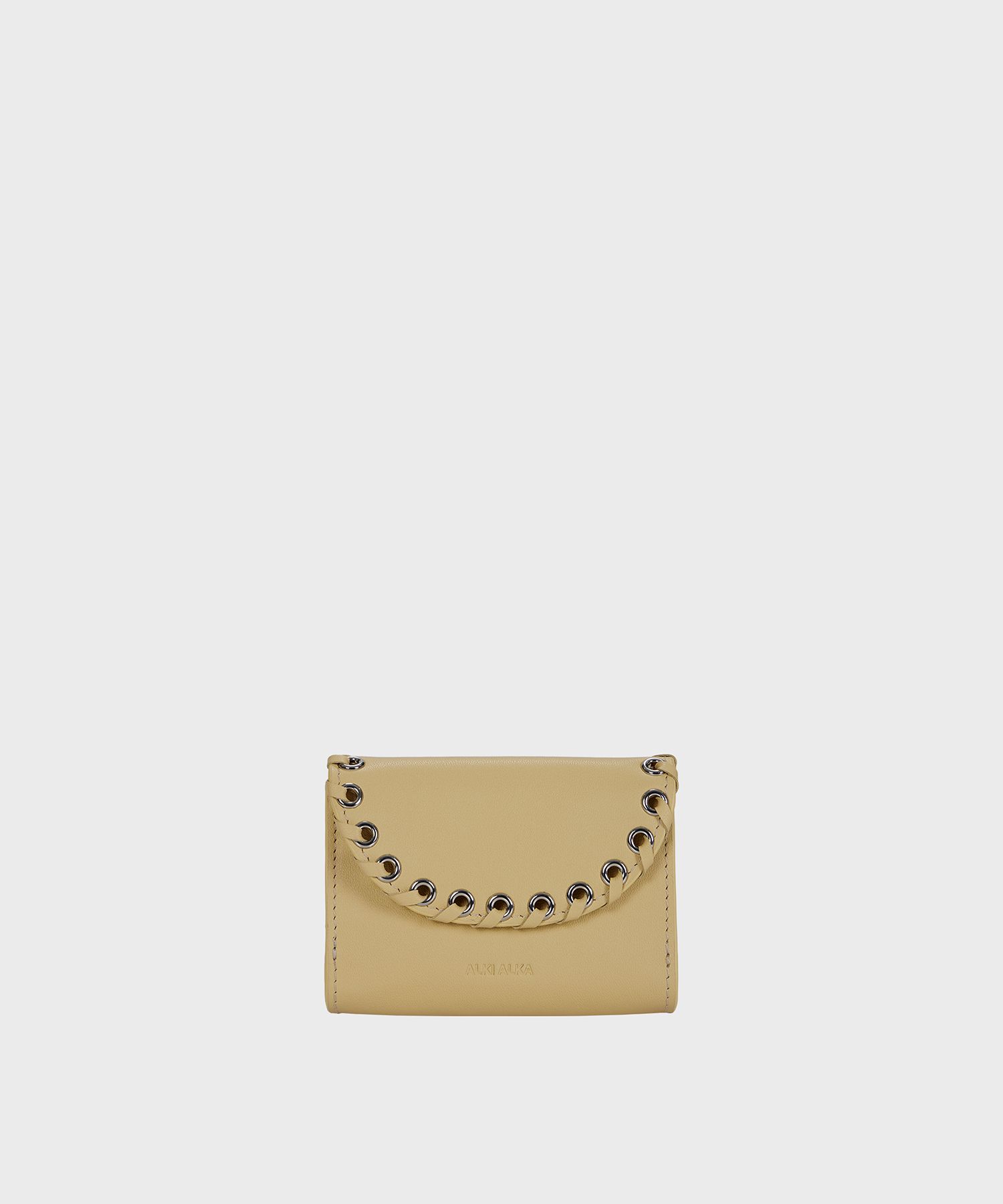 ●ALKI ALKA● Eyelet Card Wallet (3色) 本革 MUSINSA | ALKI ALKA Eyelet Card Wallet (Butter)