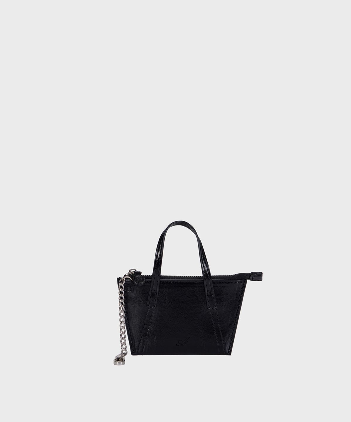 알키알카(ALKI ALKA) Tote Charm Wallet (Black)