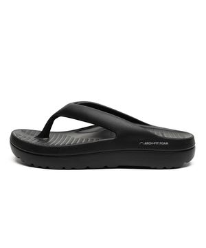 아치-핏 폼 플립플랍 마스블랙