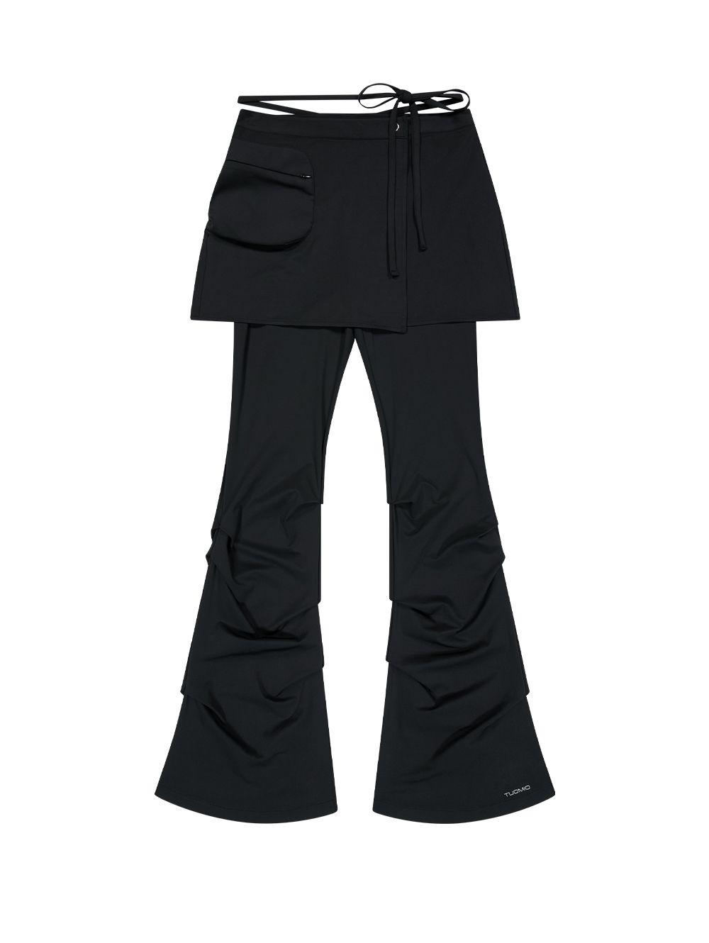 TUOMIO☆STRAPPY SKIRT PANTS MUSINSA | TUOMIO STRAPPY SKIRT PANTS [BLACK]