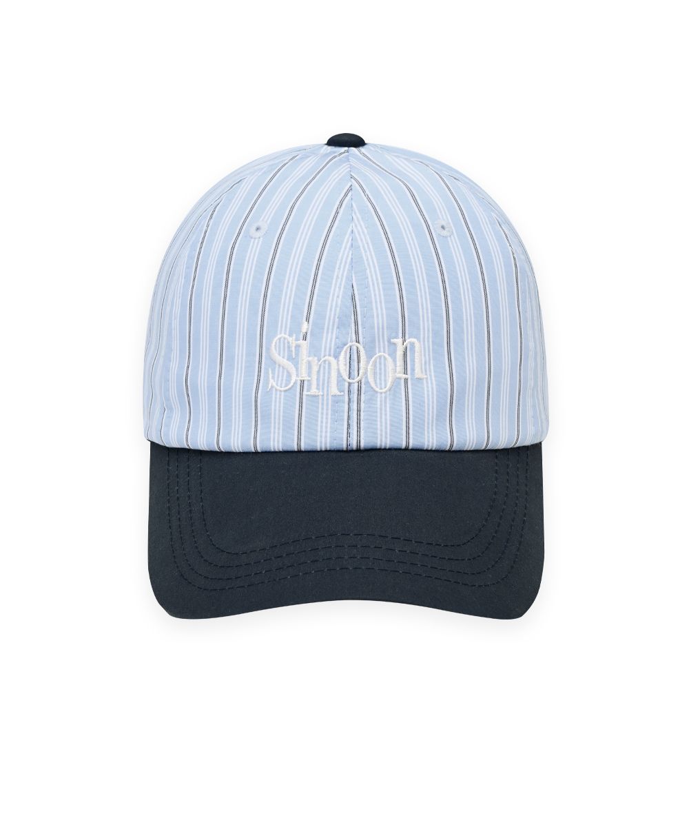 【Sinoon】 Stripe Cap 2色 MUSINSA公式 | SINOON Stripe Cap (Blue)