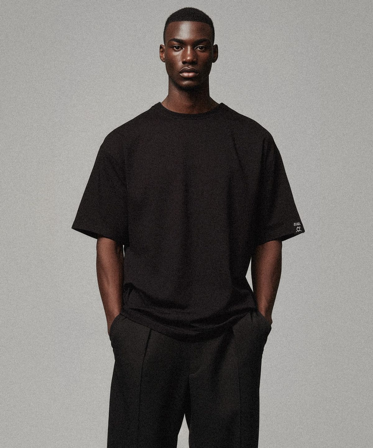 블랙맘바(BLACKMAMBA) [M~3XL] CP 무지 반팔티셔츠 (블랙)