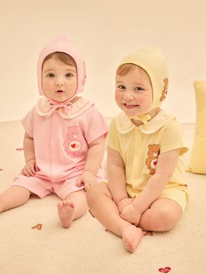 케어베어즈 오가닉 세일러카라반팔아기바디수트